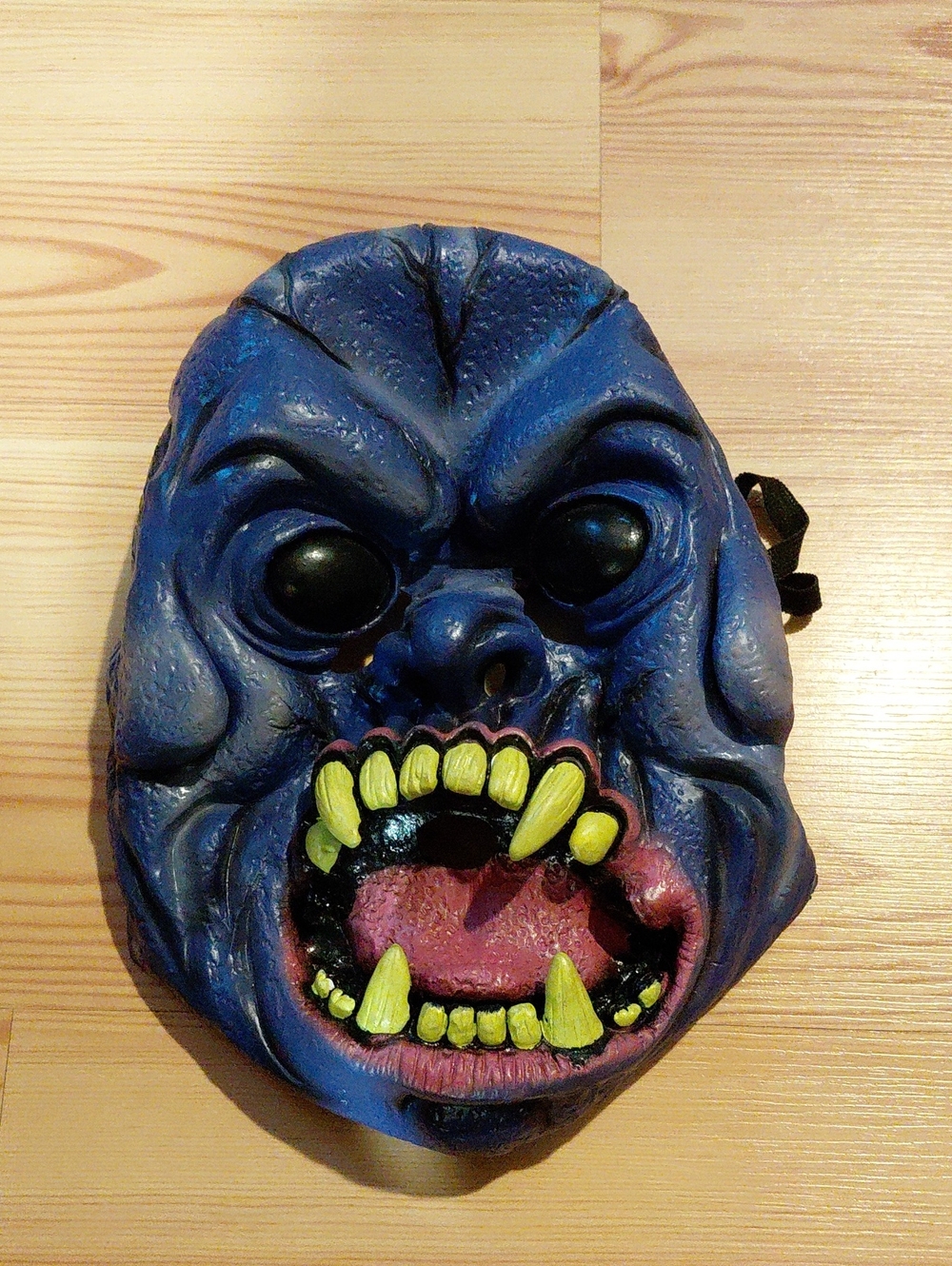 Blue Monster Halloween Mask